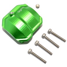 GPM SCX2012AOOR ALUMINIUM FRONT/REAR DIFFERENTIAL COVER 1/10, G, 1세트