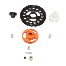 GPM RC5622 ALUMINIUM SPUR GEAR ADAPTER + STEEL GEAR 60T & 13T, OR, 1세트