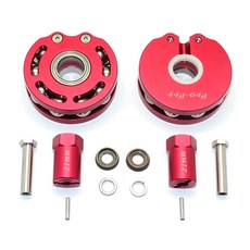 GPM ALUMINUM PENDULUM WHEEL KNUCKLE AXLE WEIGHT + 21mm HEX ADAPTER 14PC 세트, R, 1세트