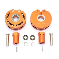GPM ALUMINUM PENDULUM WHEEL KNUCKLE AXLE WEIGHT + 21mm HEX ADAPTER 14PC 세트, OR, 1세트