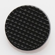 HR大鈕扣 格紋網紗 BK塗層 鈕扣 15mm, 單一顏色, 12個