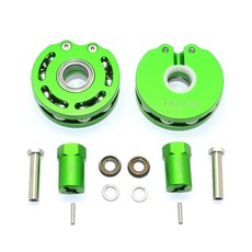 GPM ALUMINUM PENDULUM WHEEL KNUCKLE AXLE WEIGHT + 21mm HEX ADAPTER 14PC 세트, G, 1세트
