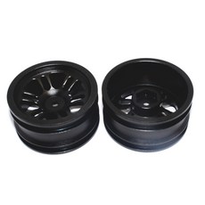 GPM ALUMINIUM FRONT REAR 6 POLES RIMS, BK, 1세트