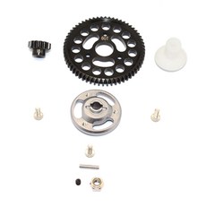 GPM RC5614 ALUMINIUM SPUR GEAR ADAPTER + STEEL GEAR 60T & 13T, GS, 1세트