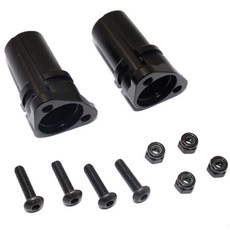 鋁合金六角輪座 RC5889, BK, 1套