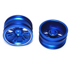 GPM鋁製前後6孔輪圈 銀色邊框, B, 1套