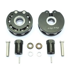 GPM ALUMINUM PENDULUM WHEEL KNUCKLE AXLE WEIGHT + 21mm HEX ADAPTER 14PC 세트, BK, 1세트