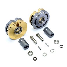 黃銅軸承+鋁合金六角輪座 21mm 4入, GS, 1套