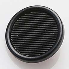 HR大鈕扣 Timber BK塗層鈕扣 21mm, 單一顏色, 12個