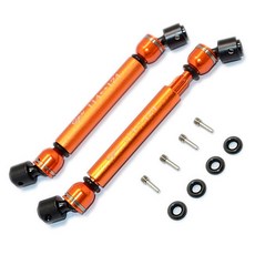 GPM STEEL + ALUMINIUM FRONT & REAR MAIN DRIVE SHAFT 114mm-124mm 1PR SET, OR, 1세트