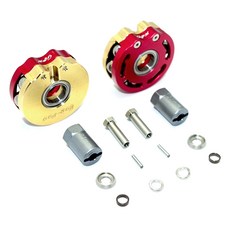 黃銅軸承+鋁合金六角輪座 21mm 4入, R, 1套