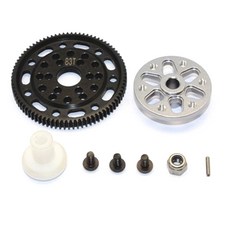 GPM STEEL 45 SPUR GEAR 48 PITCH 83T + ALUMINIUM SPUR GEAR ADAPTER, GS, 1세트