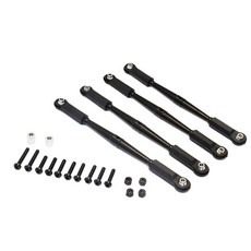 GPM鋁製前+後防螺紋連接零件 310mm輪距 4入, BK, 1套