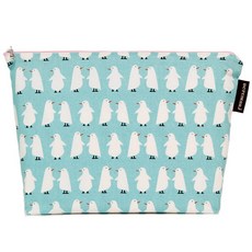 dotomari 多用途防水拉鍊式尿布袋, 企鵝款