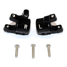 GPM Axial SCX10 II Aluminum C Hub 1 pair 세트, BK, 1세트