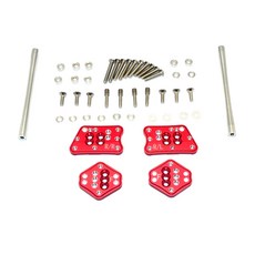 GPM 1/10 AXIAL SCX10 II 90046合金前後可調節支架 原裝避震, R, 1套