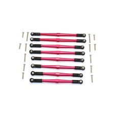 GPM鋁製前+後桿連桿帶塑膠端頭 8入組, R, 1套