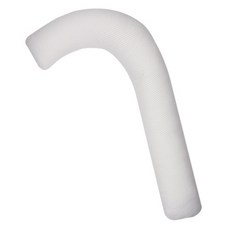 Ein Haus 圓點D棉質抱枕 手杖造型, 白色 灰色