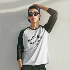 펀한커플 남성용 루즈핏 나그랑 래쉬가드 A204