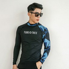 튜브트리 펀한커플 남성용 래쉬가드 바캉스룩 비치웨어 A212