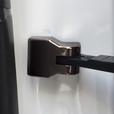 네임드컴퍼니 네임드 汽車保護罩 Kia Forte Koup 2010年~ 車門限位器 2p, 黑色鍍鉻