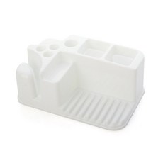 마켓감성 욕실 다용도꽂이 화이트, 1개