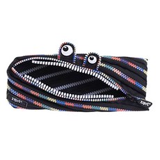 Zipit 怪物化妝袋, 黑色和彩色, 1個