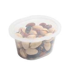 Picnic House 蓋子一體成型橢圓形醬料盒 8.5 x 7 x 4.5 cm, 1個, 30個