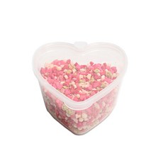 뚜껑일체형 하트소스통 소 5.2 x 5.4 x 3 cm, 1개입, 30개