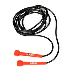 adidas 愛迪達 Essential跳繩, 黑色 + 紅色
