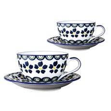 BELUZ casa 韓國製Peacock雙人咖啡杯組, 混色, 1套