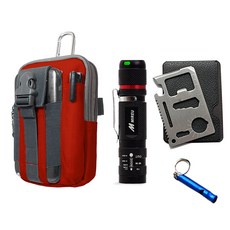 EXPEAK Molly 求生包紅色+迷你LED燈+多功能工具隨機發貨+口哨隨機發貨