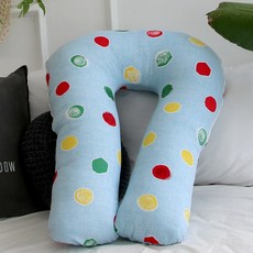 Daeil Company Semi Lollipop 兒童U型身體抱枕套, 藍色