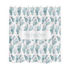 Maket Gamseong 自然防水浴簾 1型 150*180cm, 多色(混合), 1個