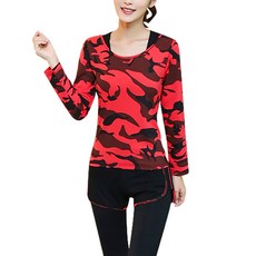 DM女款軍事風瑜珈服長袖+背心 3件組