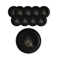 패션포인트 보이스 단추 23mm, BK, 10개입