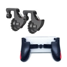 Chomi&Seven手機觸控BGT-500遊戲手把 2件組, 黑色的, 1套