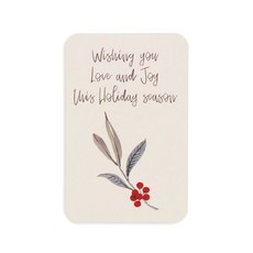 假日訊息貼紙 5 x 8 cm, 50入, 混合顏色