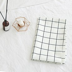 大日公司大面積防水布料縫線格紋848-1布料, W-海軍