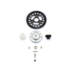 GPM ALUMINIUM SPUR GEAR ADAPTER + STEEL GEAR 58T & 16T, S, 1세트