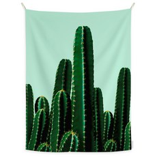 VIZUAL FACTORY Molling 翡翠綠大型布質海報遮蔽簾, 混合顏色