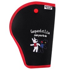 Gaspard et Lisa 孩童安全帶保護墊, 黑色, 1入