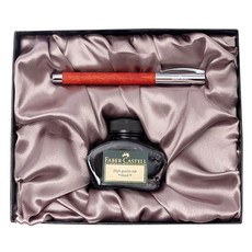 FABER-CASTELL 輝柏 鋼筆野心瓶墨水套組, F, 梨樹