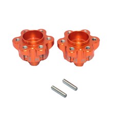 지피엠레이싱 ALUMINIUM 2.2 WHEEL HUB ADAPTERS 14mm THICKNESS 4p 세트, OR, 1세트