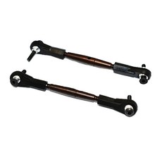 GPM RACING 彈簧鋼 STEERINGANTI 螺紋拉桿，帶黑色塑料端, OC, 2件