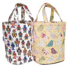 Funique 排水野餐包 2 件套機器人 + 芥末鳥, 1套