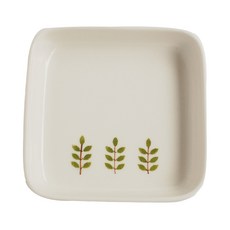 모이내츄럴 사각찬기 10cm, 나뭇잎, 1개