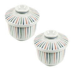 印花綠茶杯, 綠德草, 2件