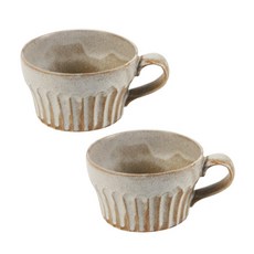 復古湯杯, 混色, 2件