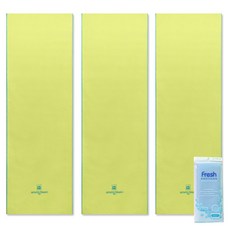 Songwol 松月 arnaldo bassini運動毛巾 3入+Fresh搓澡巾 天空藍, 豆綠色, 1組